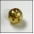 Wiffle Ball Beads: Gold 